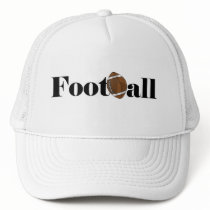 football trucker hat