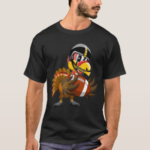 Football Turkey Balls Thanksgiving Shirt Boys Kids