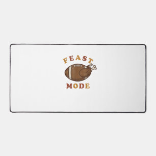 Football Turkey Feast Mode Thanksgiving Retro Vint Desk Mat