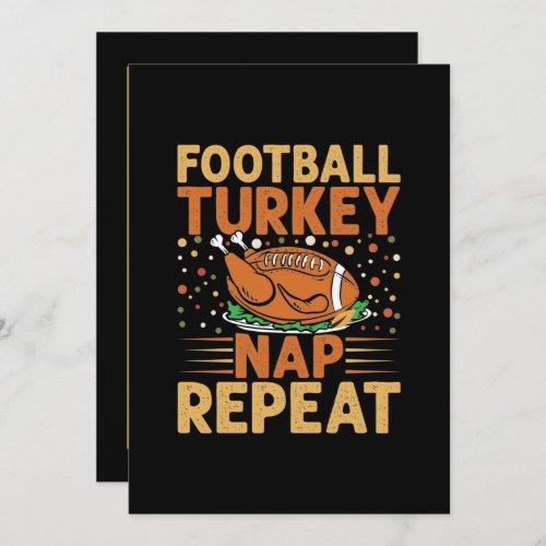 football turkey nap repeat word art Thanksgiving