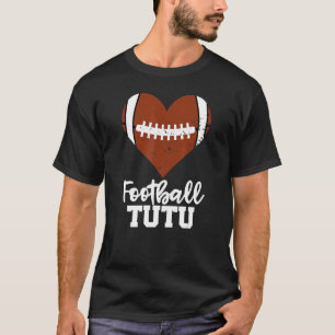Football TuTu Football Heart Grandma Tu Tu T-Shirt