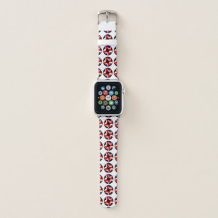 Football UK Union Jack Flag Apple Watch Band