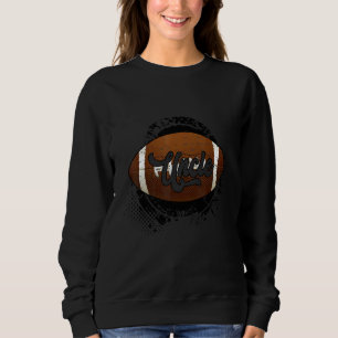 Football Uncle Vintage Football Family Matching Sweatshirt