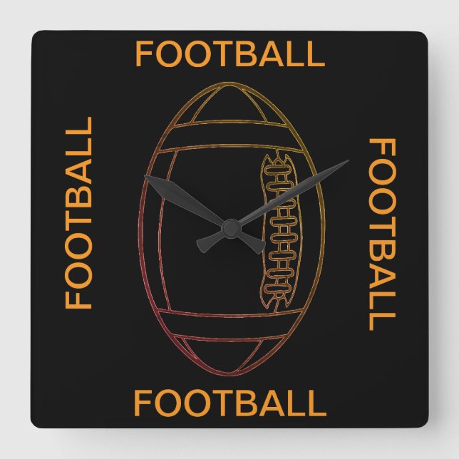 Football Wall Clock (Front)