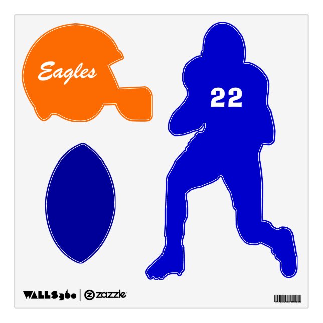 Football Wall Decal (Front)