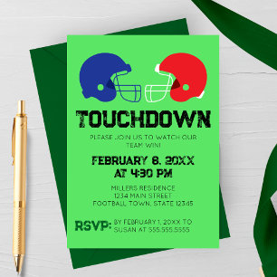 Football Watch Party Invitation