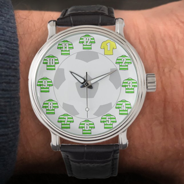 Football Watch - with Green Hooped Shirts (Creator Uploaded)