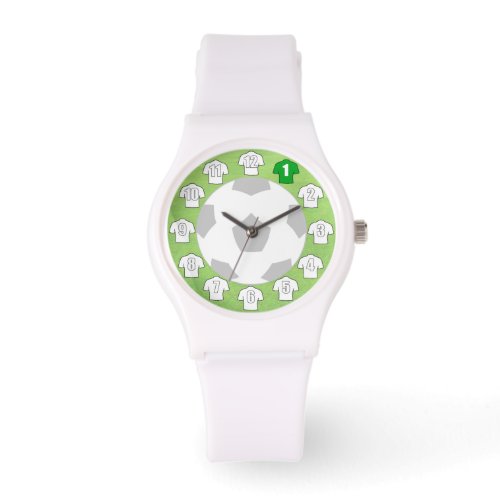 Football Watch _ with White Shirts