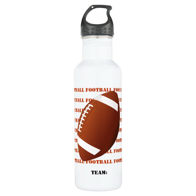 Football Water Bottle (Front)