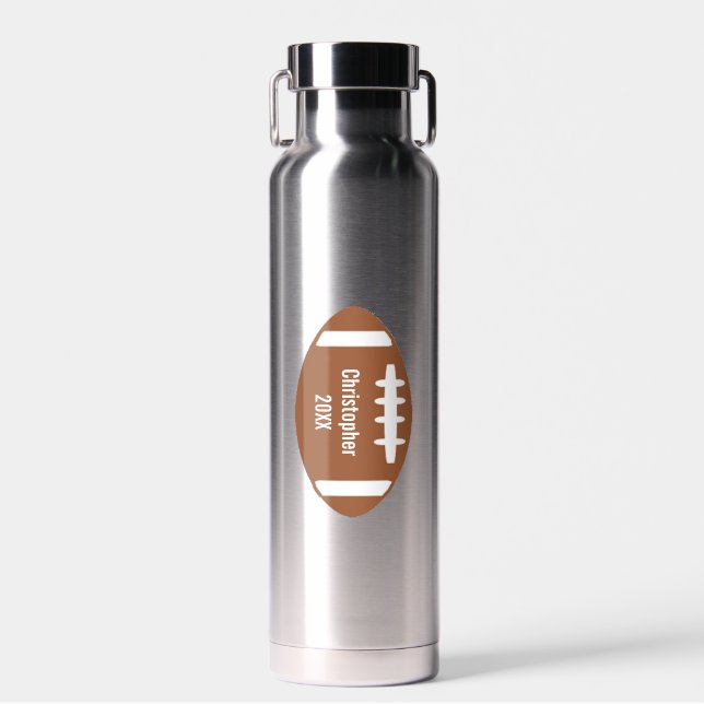 Football Water Bottle (Front)