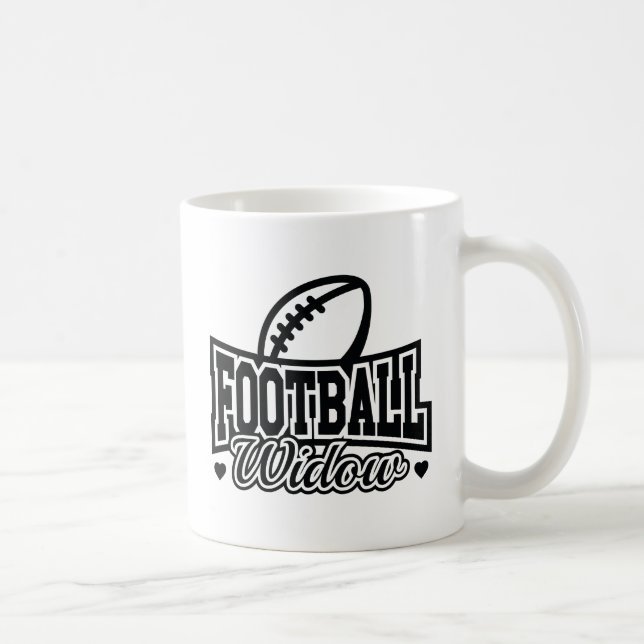 Football Widow Coffee Mug (Right)