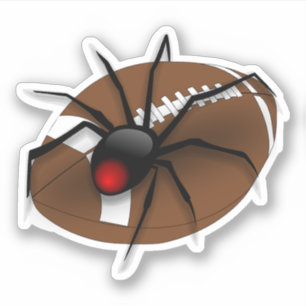 Football Widow Sports Sticker