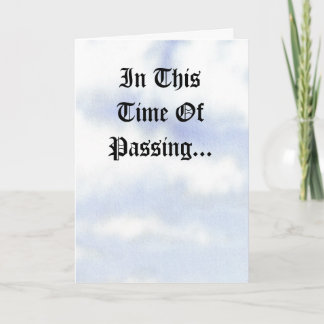 FOOTBALL WIDOW SYMPATHY CARD