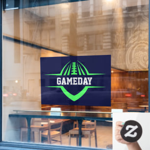 Football Window Cling