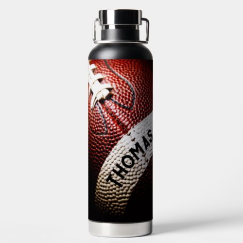 Football with Name Water Bottle