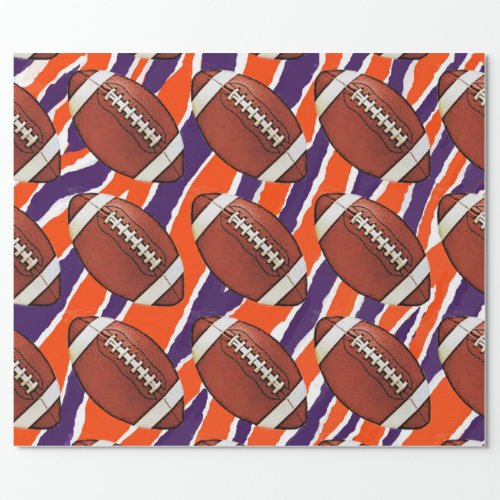 Football wrapping paper_Tiger Design Wrapping Paper