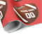 Football Wrapping Paper Your COLORS, NAME, NUMBER
