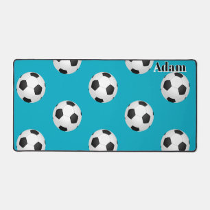 Footballer, Football Enthusiast Personalized Desk Mat