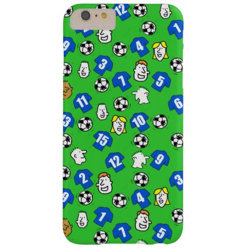 Footballs Blue Shirts  Fans Barely There iPhone 6 Plus Case