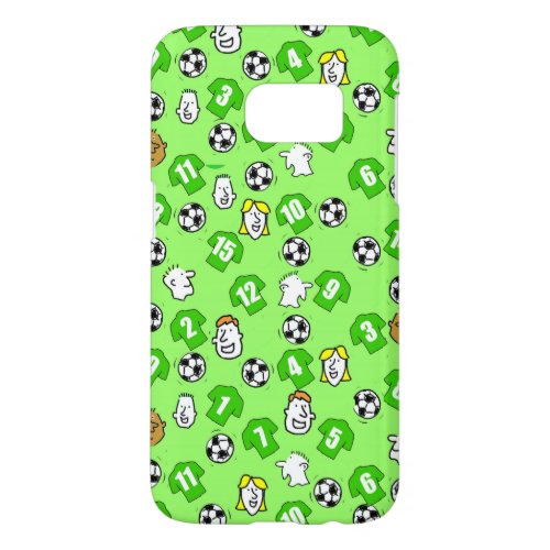 Footballs Green Shirts  Fans Samsung Galaxy S7 Case