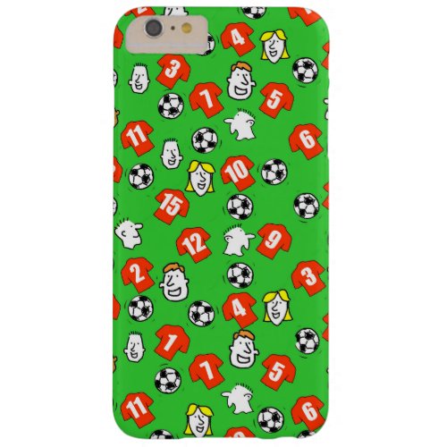 Footballs Red Shirts  Fans Barely There iPhone 6 Plus Case