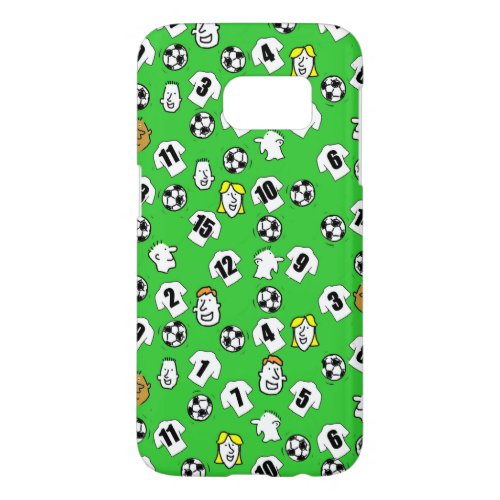 Footballs White Shirts  Fans Samsung Galaxy S7 Case