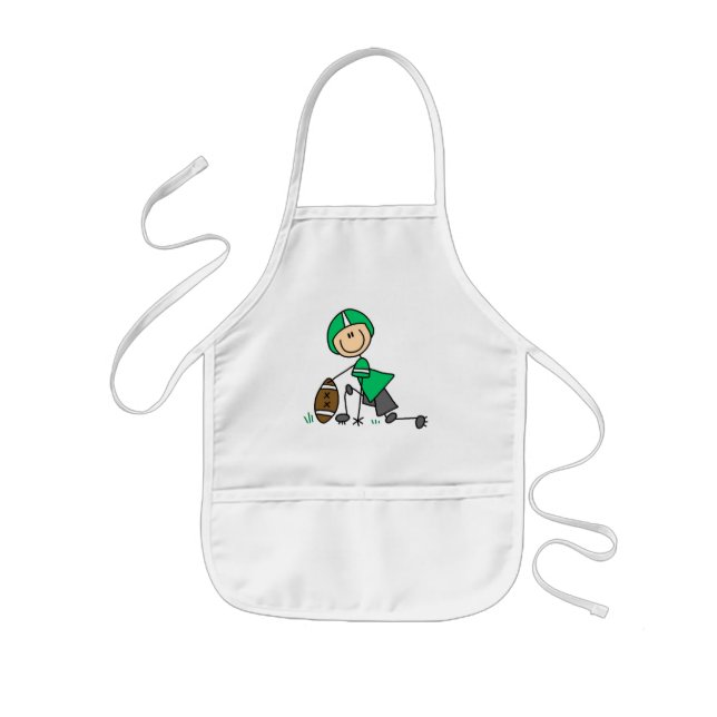 footballstickthree kids' apron (Front)