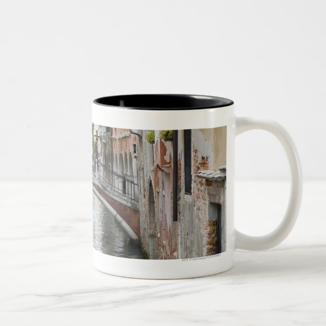 Footbridge in Venice Two-Tone Coffee Mug (Right)