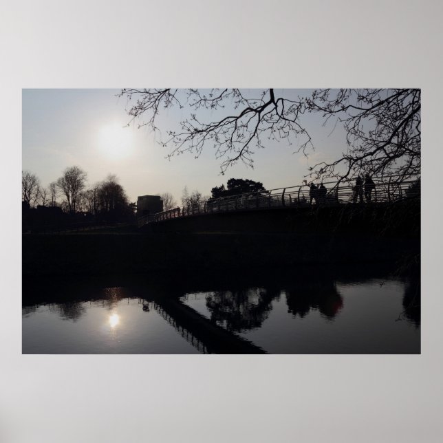 Footbridge over a River Poster (Front)