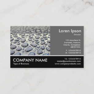 Footed Photo - 60pc Gray - Car Hood Business Card