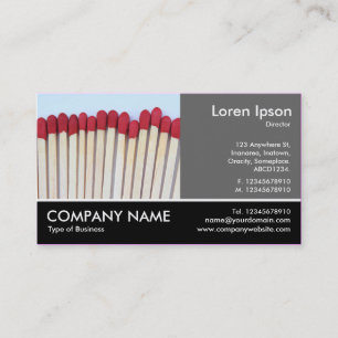 Footed Photo - 60pc Gray - Matches 03 Business Card