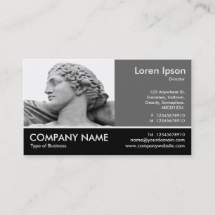 Footed Photo - 60pc Gray - Poseidon's Wife Business Card
