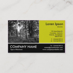 Footed Photo - Banana - In the Woods Business Card