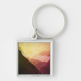 Foothill of Everest, vintage Himalayas, Nepal Keychain
