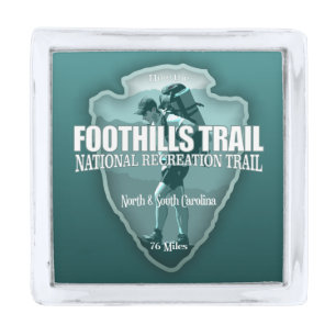 Foothills Trail (arrowhead T) Silver Finish Lapel Pin