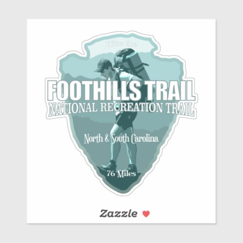 Foothills Trail arrowhead T Sticker