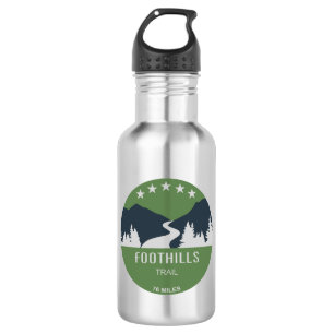 Foothills Trail North Carolina South Carolina Stainless Steel Water Bottle