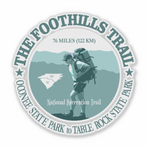 Foothills Trail T Sticker