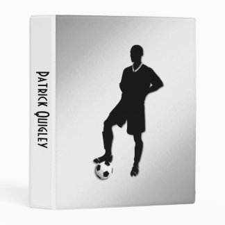 Footie / Sports Design Monogram Mini Binder