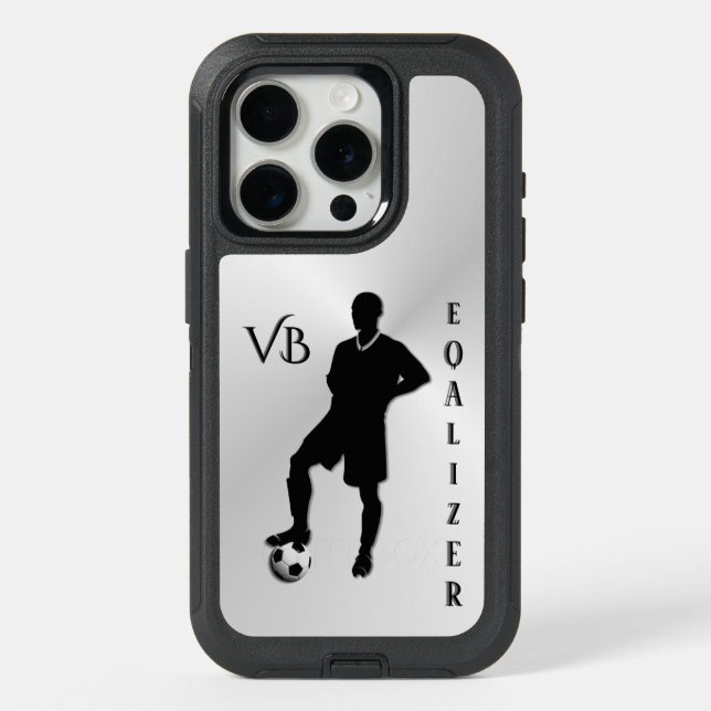 Footie / Sports Design Personal iPhone 15 Pro Case (Back)