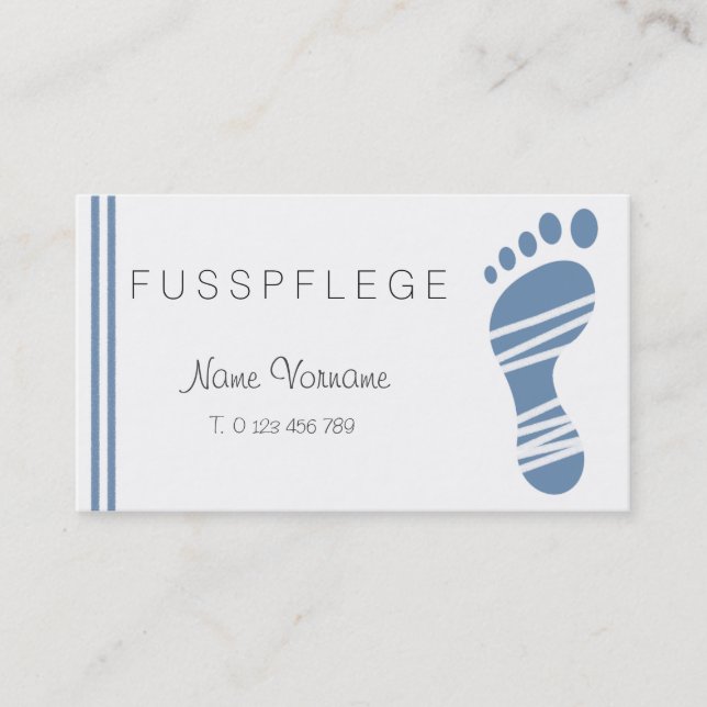 footing business card (Front)