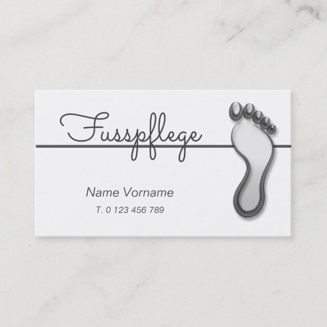 footing business card (Front)