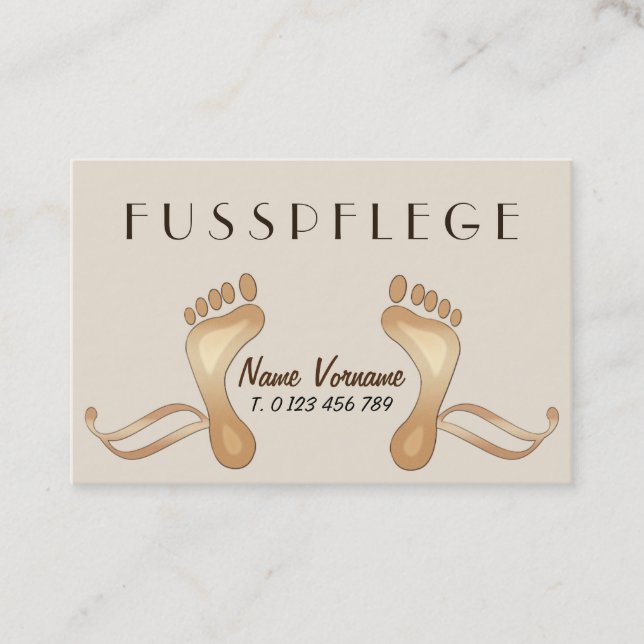 footing business card (Front)