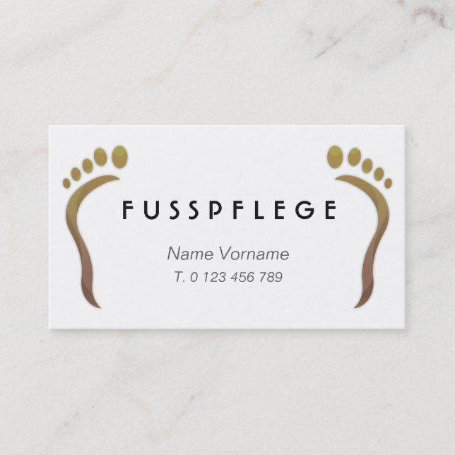 footing business card (Front)