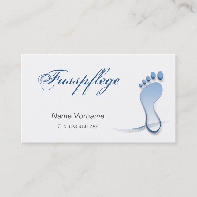 footing business card (Front)