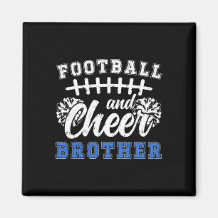 Footll And Cheer Brother Footll And Cheerleading B Magnet