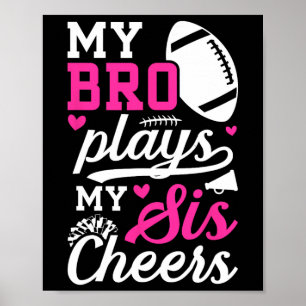 Footll And Cheer Sister Of Footll Player And Cheer Poster