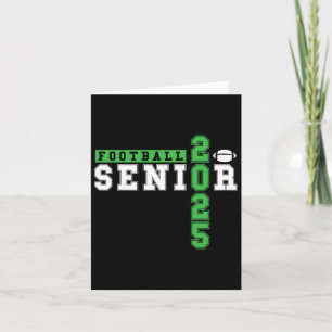 Footll Senior Night Footll Senior 2025 Graduation Card