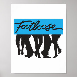 Footloose Dancing Feet  Poster