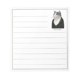 FOOTMAN CAT 5.5x6 Notepad + Lines